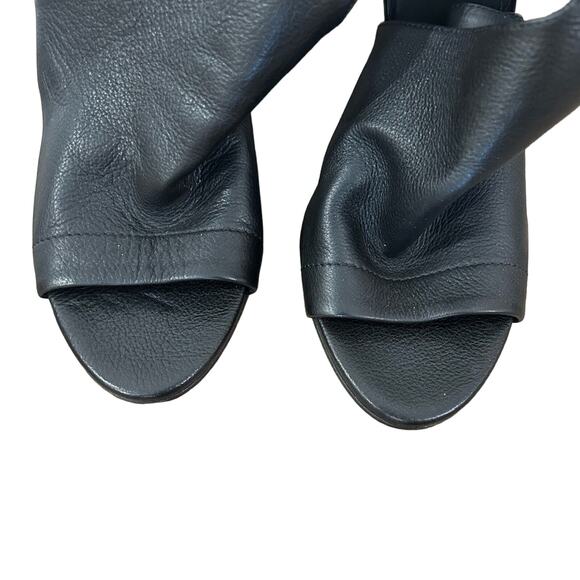 Vince Black Open Toe Heels with ankle strap Women’s size 9.5M - Picture 2 of 8